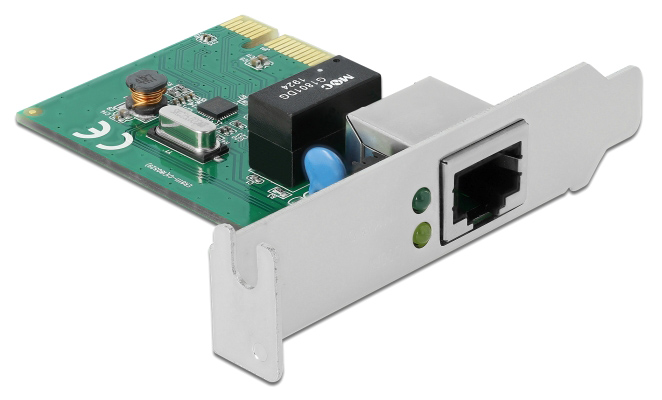 DELOCK κάρτα επέκτασης PCI Express σε RJ45 90381 DELOCK κάρτα επέκτασης PCI Express σε RJ45 90381
