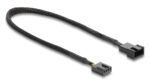 DELOCK καλώδιο προέκτασης 4pin PWM 91360 για ανεμιστήρες