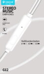 CELEBRAT earphones με μικρόφωνο G12