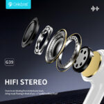 CELEBRAT earphones με μικρόφωνο G39