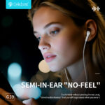 CELEBRAT earphones με μικρόφωνο G39