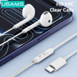 USAMS earphones με μικρόφωνο SJ771