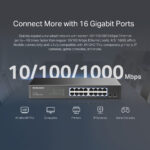 MERCUSYS desktop/rackmount switch MS116GS
