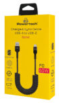 POWERTECH καλώδιο USB-C σε USB PTR-0197 με spiral καλώδιο