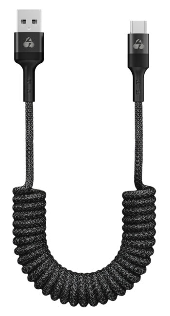 POWERTECH καλώδιο USB-C σε USB PTR-0197 με spiral καλώδιο