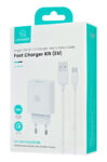 USAMS φορτιστής τοίχου SCXLTZ01 με καλώδιο micro USB