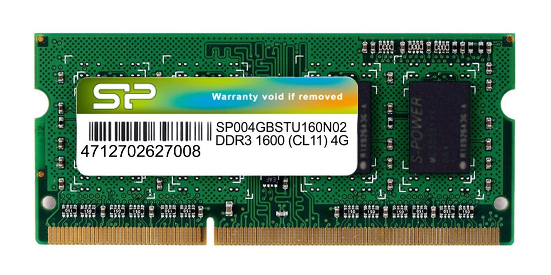 SILICON POWER Μνήμη DDR3 SODimm SILICON POWER Μνήμη DDR3 SODimm