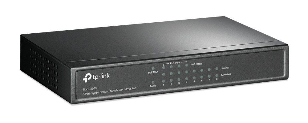 TP-LINK 8-Port Gigabit Desktop Switch TL-SG1008P TP-LINK 8-Port Gigabit Desktop Switch TL-SG1008P