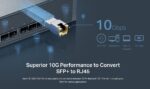 TP-LINK 10G BASE-T RJ45 SFP+ Module TL-SM5310-T
