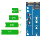 POWERTECH Converter SATA 22pin σε M.2 SSD TOOL-0019