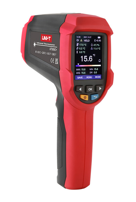 UNI-T θερμόμετρο υπερύθρων UT305C+ με αισθητήρα K UNI-T θερμόμετρο υπερύθρων UT305C+ με αισθητήρα K