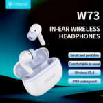 CELEBRAT earphones με θήκη φόρτισης W73