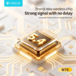 CELEBRAT earphones με θήκη φόρτισης W76