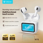 CELEBRAT earphones με θήκη φόρτισης W76