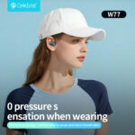 CELEBRAT earphones με θήκη φόρτισης W77