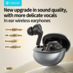 CELEBRAT earphones με θήκη φόρτισης W80