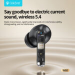 CELEBRAT earphones με θήκη φόρτισης W80