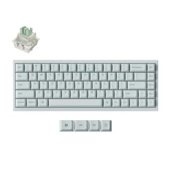 Keychron Q16 HE (Q16HW-L1) QMK Ceramic Custom Hall Effect  Keyboard RGB Lime Switch 65% US Green