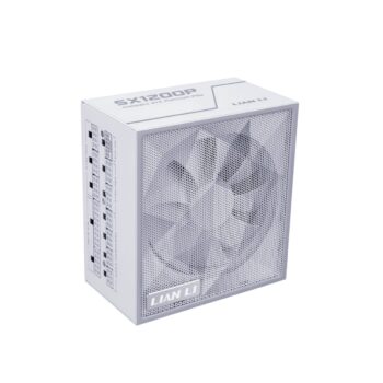 Lian Li SX 1200P White - PLATINUM 1200W - ATX 3.1 - 12V-2x6 - Japanese Capacitor - 10 Years Warranty