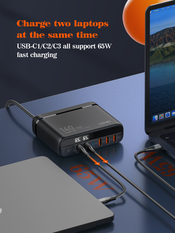 3x USB-C/3x USB 3x USB-C/3x USB