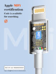 LDNIO καλώδιο Lightning σε USB-C MFi01