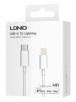 LDNIO καλώδιο Lightning σε USB-C MFi01