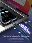 LDNIO καλώδιο USB-C σε USB LS241Q