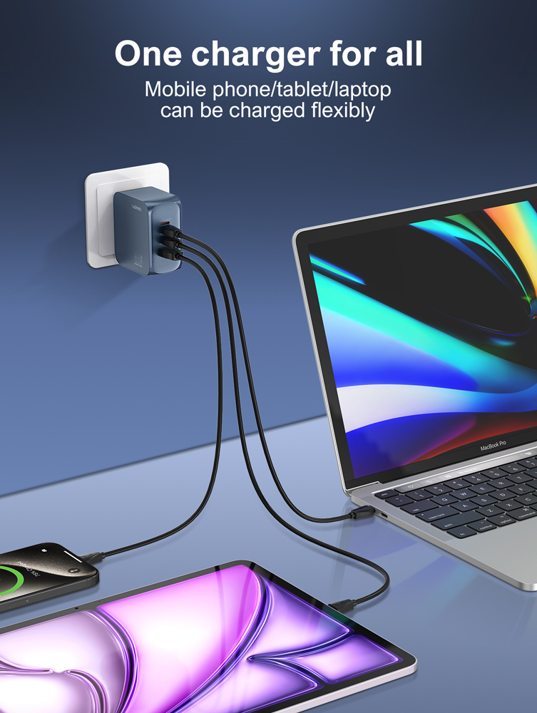 USB/Lightning/2x USB-C USB/Lightning/2x USB-C