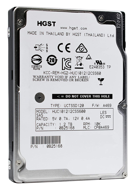 HGST used SAS HDD HUC101212CSS600 HGST used SAS HDD HUC101212CSS600