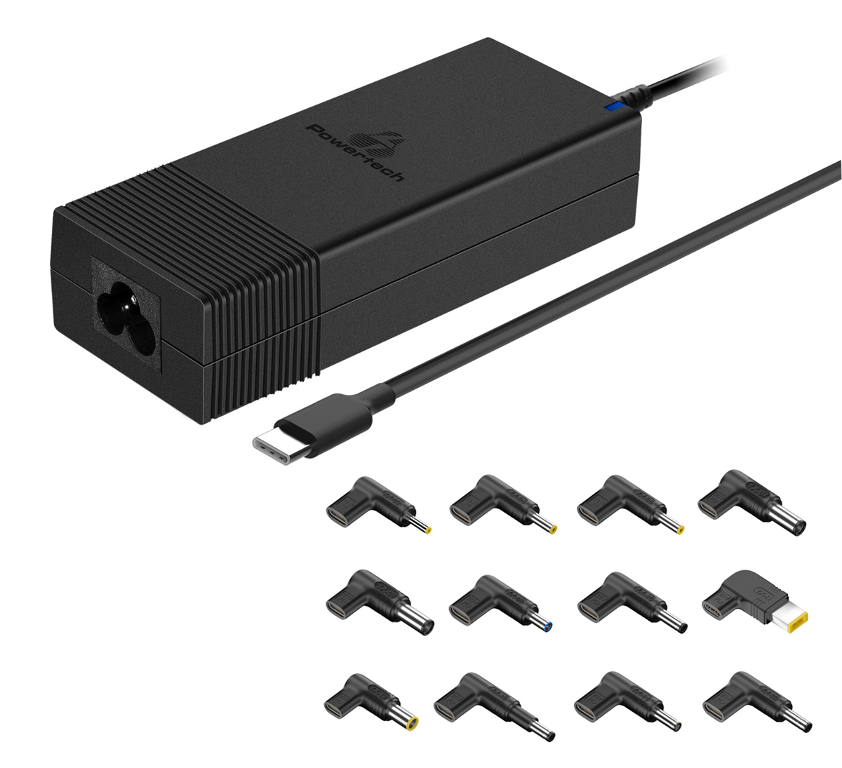 POWERTECH φορτιστής laptop PT-1256 με 12 βύσματα POWERTECH φορτιστής laptop PT-1256 με 12 βύσματα