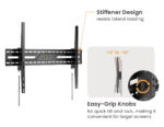 POWERTECH επιτοίχια βάση τηλεόρασης PT-1368