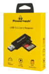 POWERTECH card reader PT-1605 για SD & micro SD