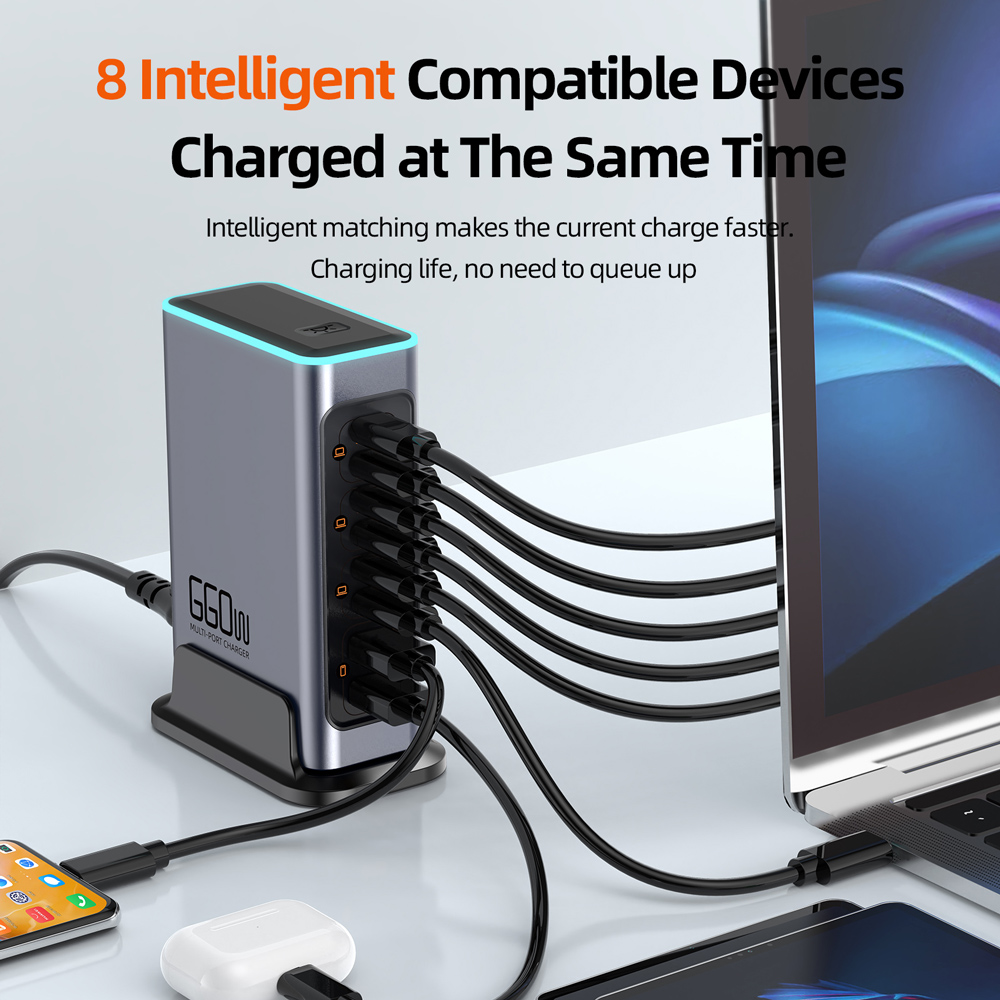2x USB & 6x USB-C 2x USB & 6x USB-C