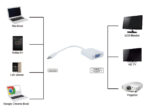POWERTECH αντάπτορας USB Type-C σε VGA PTH-034