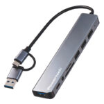 POWERTECH USB hub PTR-0205 με card reader