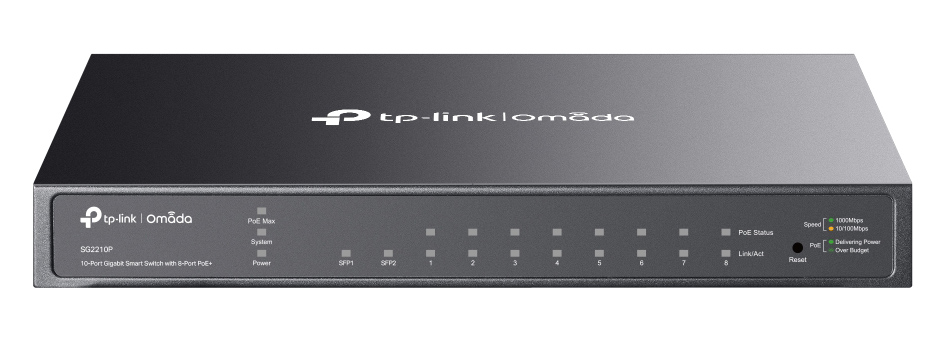 TP-LINK smart PoE+ switch SG2210P TP-LINK smart PoE+ switch SG2210P