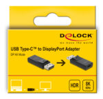 DELOCK αντάπτορας DisplayPort σε USB-C 61078