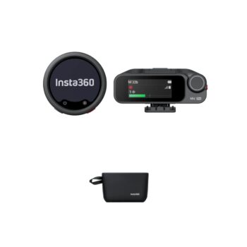Insta360 Wireless Microphone Pro 1 TX+1 RX - 3-Mic Array, AI Noise Cancel, Custom Display