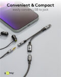 GOOBAY αντάπτορας USB-C σε 3.5mm & USB-C 74524