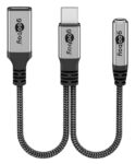 GOOBAY αντάπτορας USB-C σε 3.5mm & USB-C 74524