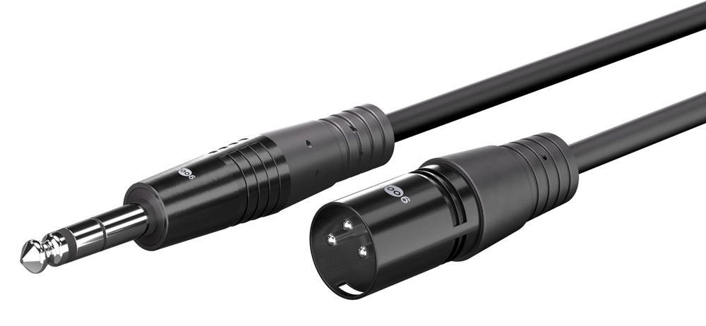 GOOBAY καλώδιο ήχου 6.35mm σε XLR 80361 GOOBAY καλώδιο ήχου 6.35mm σε XLR 80361