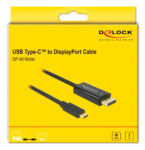 DELOCK καλώδιο USB-C σε DisplayPort 85256
