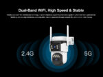 VSTARCAM smart ηλιακή κάμερα CB621DR