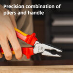 DELI πένσα ηλεκτρολόγου DL512008 με αντιολισθητικές λαβές