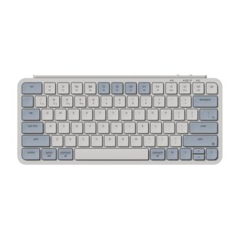 Keychron B1 Pro (B1P-K11) Ultraslim Mini Wireless BT Keyboard ZMK Online customize Retro Blue 75% US