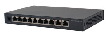 8x 10/100/1000Mbps PoE+