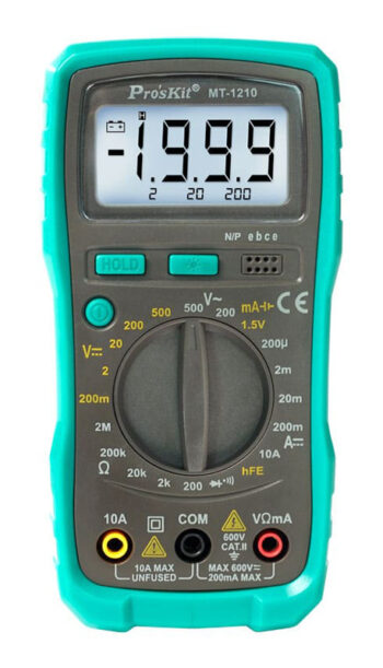 PROSKIT ψηφιακό πολύμετρο MT-1210