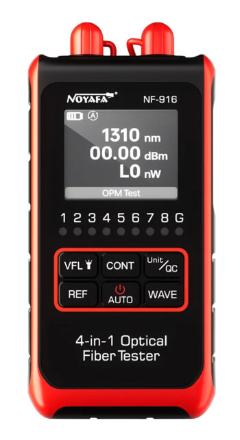 NOYAFA tester καλωδίων οπτικής ίνας NF-916