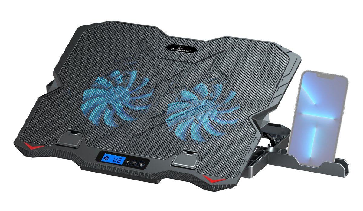 POWERTECH βάση & ψύξη laptop PT-1346 POWERTECH βάση & ψύξη laptop PT-1346