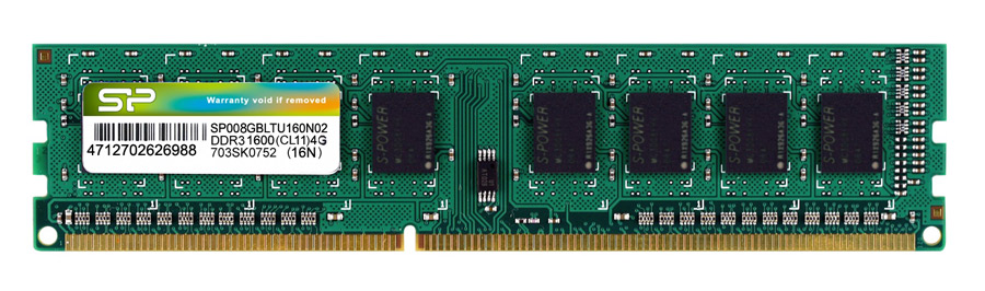 SILICON POWER μνήμη RAM 8GB DDR3 SILICON POWER μνήμη RAM 8GB DDR3